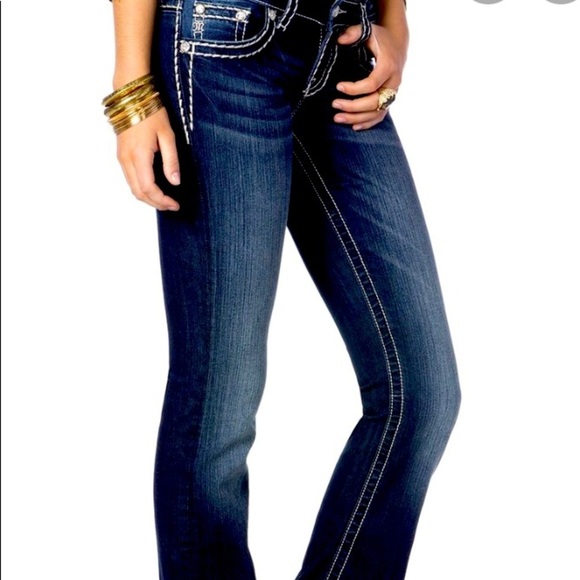 MISS ME• EASY BOOT DARK WASH • Size 27• - Picture 2 of 15